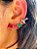 Brinco Earcuff com Zircônias e Cristais fume - Florença - Imagem 2