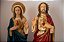 Sagrado Coração de Jesus + Imaculado Coração de Maria 43 cm - Imagem 4