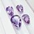 Ametista Pedra lapidada gota Lilas Natural - Amethyst Drop-cut stone Lilas Natural - Imagem 1