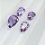 Ametista Pedra lapidada gota Lilas Natural - Amethyst Drop-cut stone Lilas Natural - Imagem 2