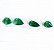 Gema Esmeralda Lapidada Gota Extra - Cut Emerald Extra Quality drop Form - Imagem 1