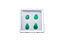 Mini Caixa Exclusiva de Esmeraldas Lapidadas Gota - Imagem 1