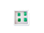 Mini Caixa Exclusiva de Esmeraldas Lapidadas Retangular - Imagem 1