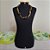 Chocker de Miçangas Preto e Dourado - Imagem 2
