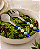 Garfo e Colher de Salada de Inox Decorados com Resina Azul, Marfim e Verde - Imagem 3