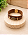 Pulseira de Couro e Passante Arabesco Dourado - Imagem 3
