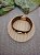Pulseira de Couro e Passante Arabesco Dourado - Imagem 2