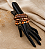 Mix de Pulseiras de Resina Marrom - Imagem 1