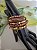 Mix de Pulseiras de Resina Marrom - Imagem 3