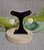 Brinco Pendente Dourado com Resina Off-white - Imagem 2