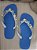 Chinelo Havaiana Customizado com Pedrarias Azul Royal 37/38 - Imagem 1