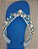 Chinelo Havaiana Customizado com Pedrarias Azul Royal 37/38 - Imagem 2
