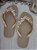 Chinelo Havaiana Customizado com Pedrarias Bege  35/36 - Imagem 1