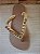 Chinelo Havaianas Customizado com Pedrarias Bege 37/38 - Imagem 2