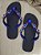 Chinelo Havaiana Customizado com Pedrarias Azul Marinho 35/36 - Imagem 1