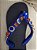 Chinelo Havaiana Customizado com Pedrarias Azul Marinho 35/36 - Imagem 3