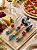 Kit Cortador de pizza e espeto de Queijo 3 peças - Imagem 1