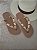 Chinelo Havaianas Customizado com Pedrarias Bege 37/38 - Imagem 1