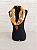 Colar de Lenço Off-white Floral com Pingente - Imagem 2
