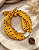 Colar Lenço Amarelo Estampado com Pingente - Imagem 2