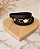 Pulseira de Três Voltas Couro Preto com Strass - Imagem 2