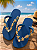 Chinelo Havaianas Customizado com Pedrarias Azul 35-36 - Imagem 3