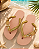 Chinelo Havaianas Customizadas Pedrarias Pêssego 35-36 - Imagem 3