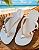 Chinelo Havaianas Customizado Branco Snoopy 37-38 - Imagem 1