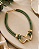 Colar de Corda Náutica Verde com Pingente Dourado - Imagem 2