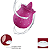 VIBRADOR EM FORMATO DE FLOR COM LINGUA ESTIMULADORA RECARREGÁVEL - Imagem 3