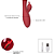 Vibrador ponto G com estimulador slug - Imagem 3