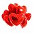 Balão Metalizado Coração Vermelho 45 cm - Imagem 2