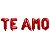 Balão Letra TE AMO Vermelho - Imagem 2