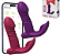 Vibrador de Ponto G e Clitóris com Vai e vem APP - Imagem 1