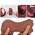 Masturbador com Boca Vagina e Ânus - Silicone maleável - com texturas internas - Imagem 6