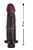 Protese Realistica Vibro Interno Hot Black Hot Flowers - Imagem 2