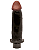 Protese Realistica Vibro Interno Hot Black Hot Flowers - Imagem 1