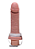 CAPA PENIANA REALÍSTICA COM VIBRADOR HOT FLOWERS - Imagem 3