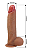 Pênis Realístico com Ventosa / Silicone Líquido - Mendel - 25.5 x 5.6 cm - Pretty Love - Imagem 7