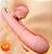 Vibrador ponto G vai e vem com aquecimento, 360º e estimulador por tecnologia de vibroar - Imagem 3