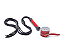 Kit Chicote E Bracelete Em Verniz Dominatrix 80 Cm - Imagem 2