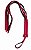 CHICOTE GRANDE 6 TIRAS BRASIL FETICHE 80CM - VERMELHO - Imagem 1