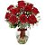 Arranjo de Rosas Vermelhas em Vaso - Imagem 1