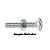 Parafuso Frances Zincado 1/4" X 1.1/2" New Fix - 100 Unidades Com Porca - Imagem 1