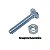Parafuso Frances Zincado 1/4" X 1.1/2" New Fix - 100 Unidades Com Porca - Imagem 2