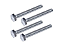 Parafuso Sextavado Zincado 1/4" x 2.1/2" - 100 Pecas com Porca - Imagem 1
