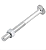 Parafuso Frances Zincado 5/16" x 3 1/2" New Fix - 100 unidades - Imagem 1