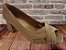 Sapato peeptoe couro, peças trançadas e vazados na frente, cores marinho ou bege - Imagem 2