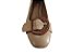 Sapato couro com detalhe verniz e fivela recouro, salto bloco 2,5 cms= CORES âmbar ou bistrô - Imagem 8