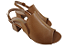 Sandália couro BEGE, estilo sandal boot, salto 4 cms. - Imagem 1